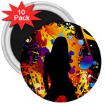 Clap Girl 3  Magnet (10 pack)