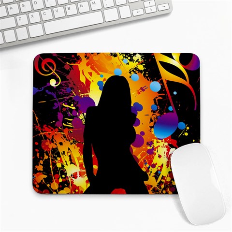Clap Girl Large Mousepad from ArtsNow.com Front