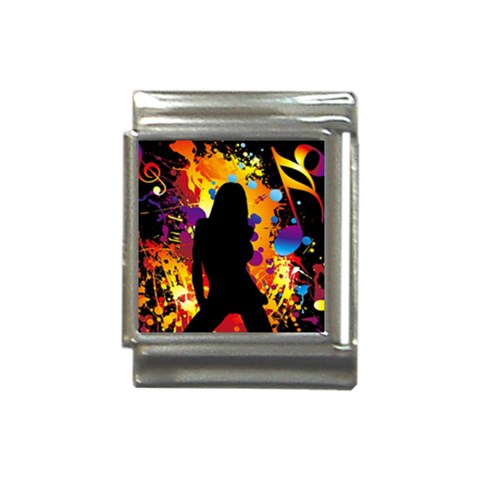 Clap Girl Italian Charm (13mm) from ArtsNow.com Front