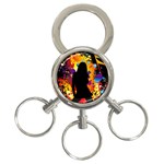 Clap Girl 3-Ring Key Chain