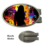 Clap Girl Money Clip (Oval)