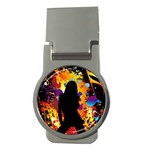 Clap Girl Money Clip (Round)