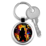 Clap Girl Key Chain (Round)