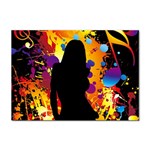 Clap Girl Sticker A4 (10 pack)