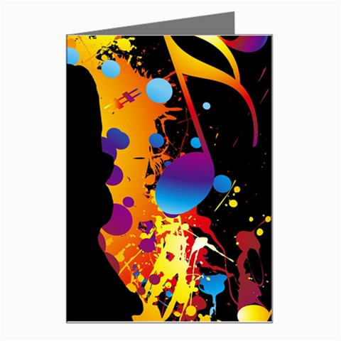 Clap Girl Greeting Card from ArtsNow.com Left
