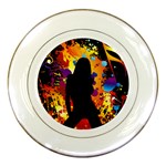 Clap Girl Porcelain Plate