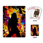 Clap Girl Playing Cards Single Design
