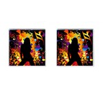 Clap Girl Cufflinks (Square)