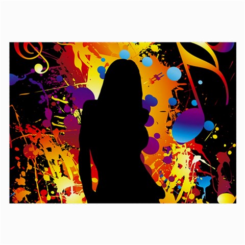 Clap Girl Large Glasses Cloth from ArtsNow.com Front