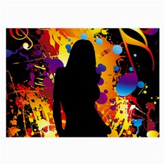 Clap Girl Large Glasses Cloth (2 Sides) from ArtsNow.com Back