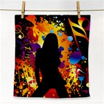Clap Girl Face Towel