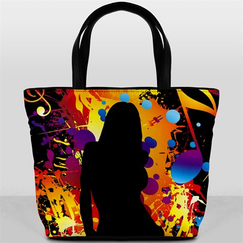 Clap Girl Bucket Bag from ArtsNow.com Front