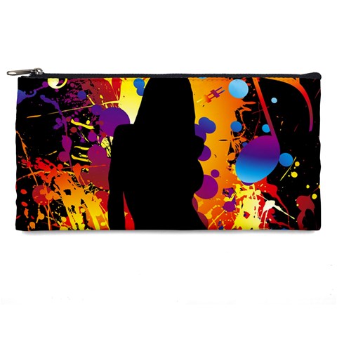 Clap Girl Pencil Case from ArtsNow.com Front