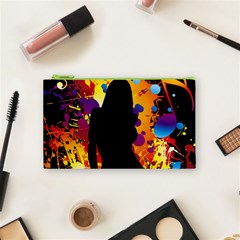 Clap Girl Cosmetic Bag (Small) from ArtsNow.com Front