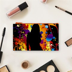 Clap Girl Cosmetic Bag (Small) from ArtsNow.com Front