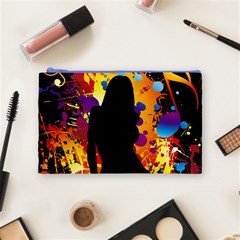 Clap Girl Cosmetic Bag (Medium) from ArtsNow.com Front
