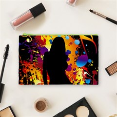 Clap Girl Cosmetic Bag (Medium) from ArtsNow.com Front