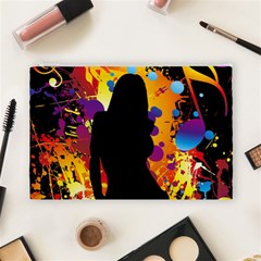 Clap Girl Cosmetic Bag (Large) from ArtsNow.com Front
