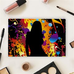 Clap Girl Cosmetic Bag (Large) from ArtsNow.com Back