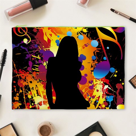 Clap Girl Cosmetic Bag (XL) from ArtsNow.com Front