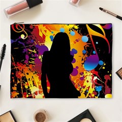 Clap Girl Cosmetic Bag (XL) from ArtsNow.com Front