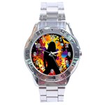 Clap Girl Stainless Steel Analogue Watch