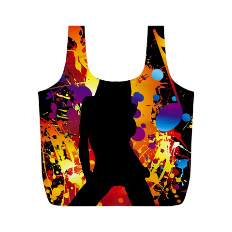 Clap Girl Full Print Recycle Bag (M) from ArtsNow.com Front