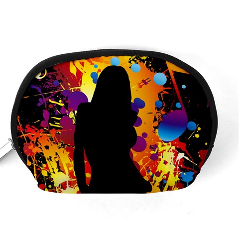 Clap Girl Accessory Pouch (Medium) from ArtsNow.com Back