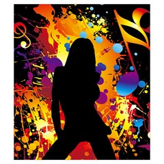 Clap Girl Drawstring Pouch (Small) from ArtsNow.com Back