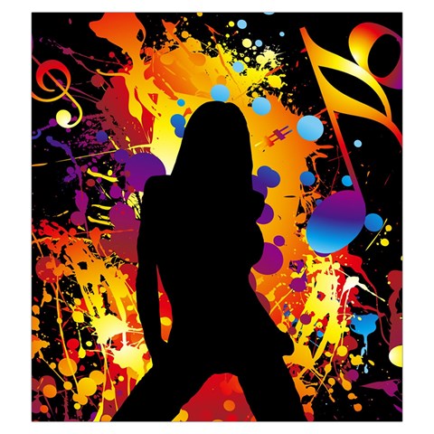 Clap Girl Drawstring Pouch (Large) from ArtsNow.com Front