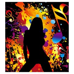 Clap Girl Drawstring Pouch (Large) from ArtsNow.com Back