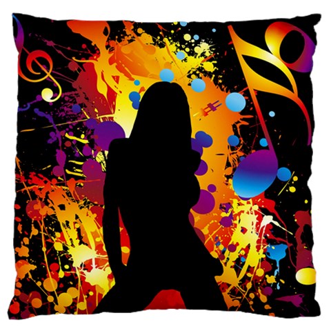 Clap Girl Large Flano Cushion Case (One Side) from ArtsNow.com Front