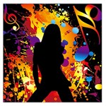 Clap Girl Large Satin Scarf (Square)
