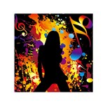 Clap Girl Small Satin Scarf (Square)