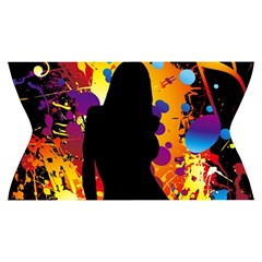 Clap Girl Yoga Cropped Leggings from ArtsNow.com Waistband Front