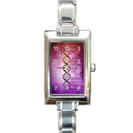 Dna Rectangle Italian Charm Watch