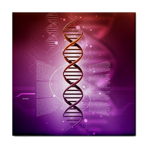 Dna Tile Coaster from ArtsNow.com Front