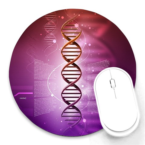Dna Round Mousepad from ArtsNow.com Front
