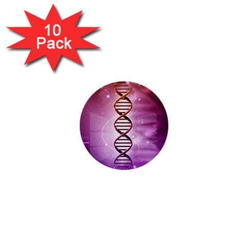 Dna 1  Mini Button (10 pack)  from ArtsNow.com Front