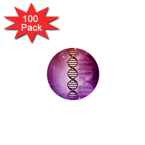 Dna 1  Mini Button (100 pack)  from ArtsNow.com Front