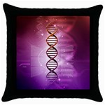 Dna Throw Pillow Case (Black)