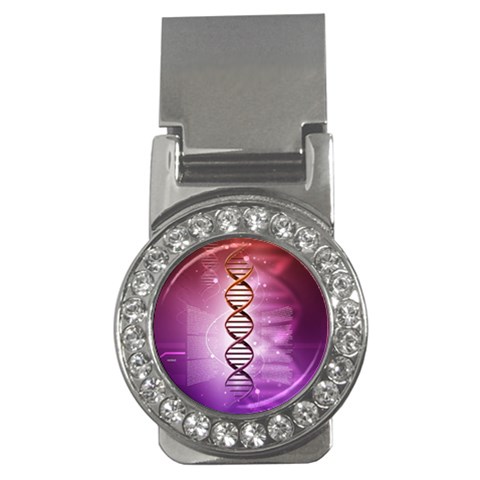 Dna Money Clip (CZ) from ArtsNow.com Front