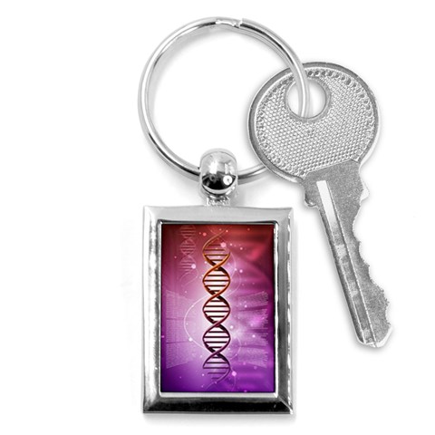 Dna Key Chain (Rectangle) from ArtsNow.com Front