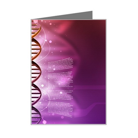 Dna Mini Greeting Card from ArtsNow.com Left