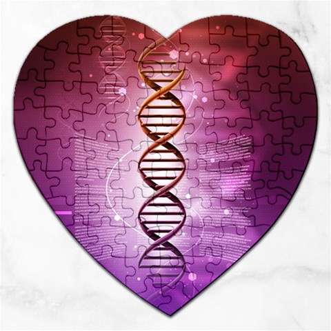 Dna Jigsaw Puzzle (Heart) from ArtsNow.com Front