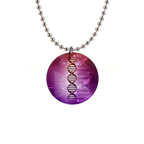 Dna 1  Button Necklace from ArtsNow.com Front