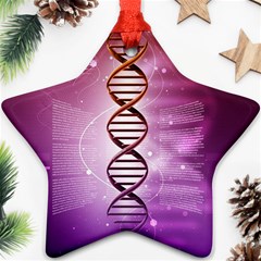 Dna Star Ornament (Two Sides) from ArtsNow.com Back