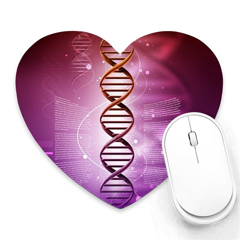 Dna Heart Mousepad from ArtsNow.com Front
