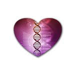Dna Rubber Coaster (Heart)