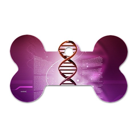 Dna Dog Tag Bone (One Side) from ArtsNow.com Front